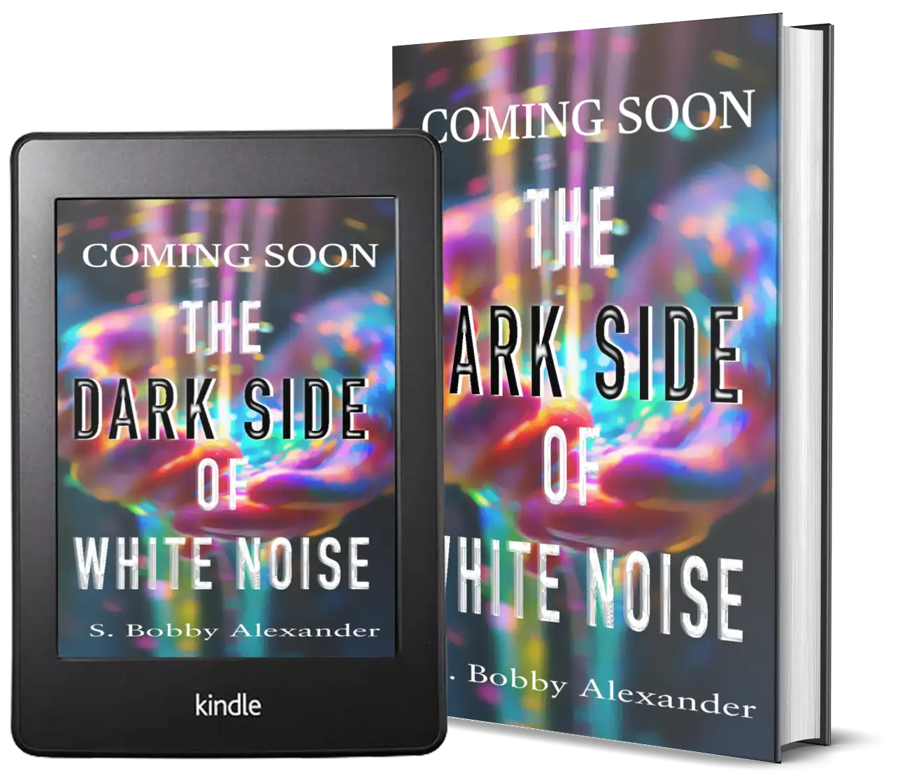 the dark side of white noise - s. bobby alexander - book mockup