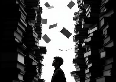 "photo of books in the wind"