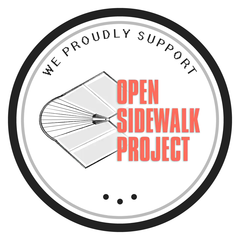 we support open sidewalk project