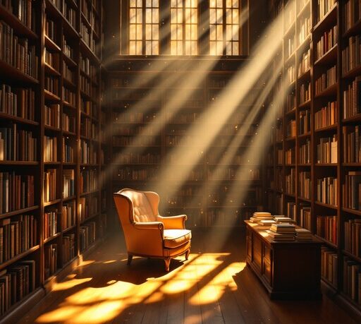 Sunlit_Library_Sanctuary-1499387-medium
