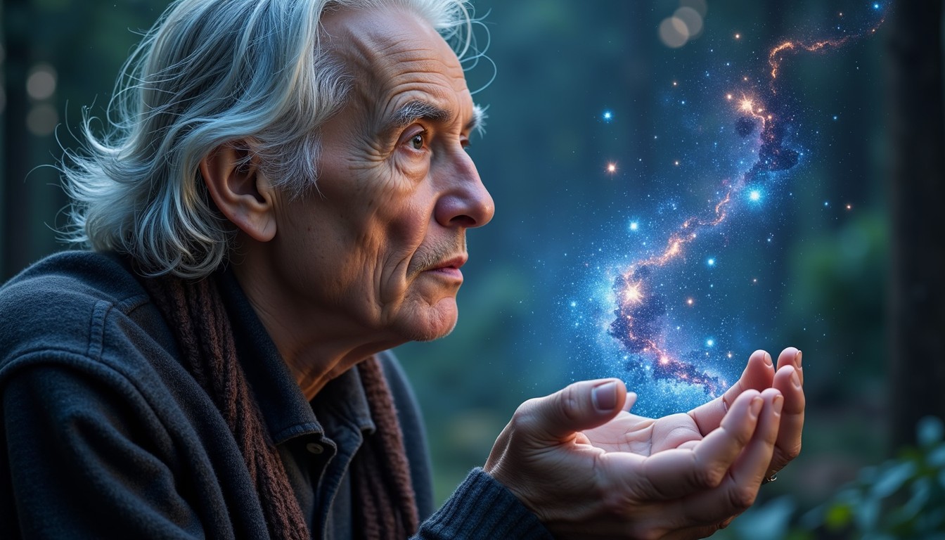 Universe In hand_with books